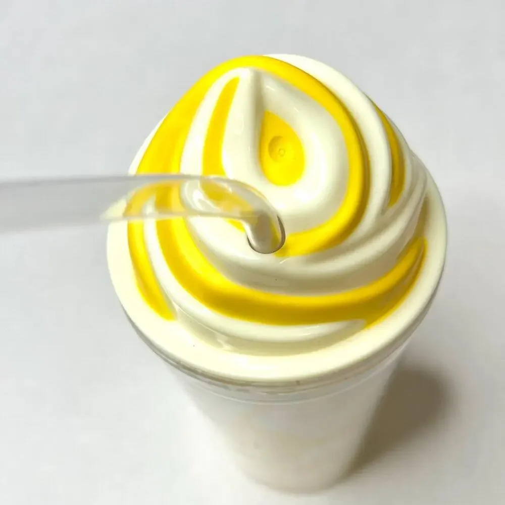 Disney Parks Dole Whip Plastic Drinking Cup With Straw